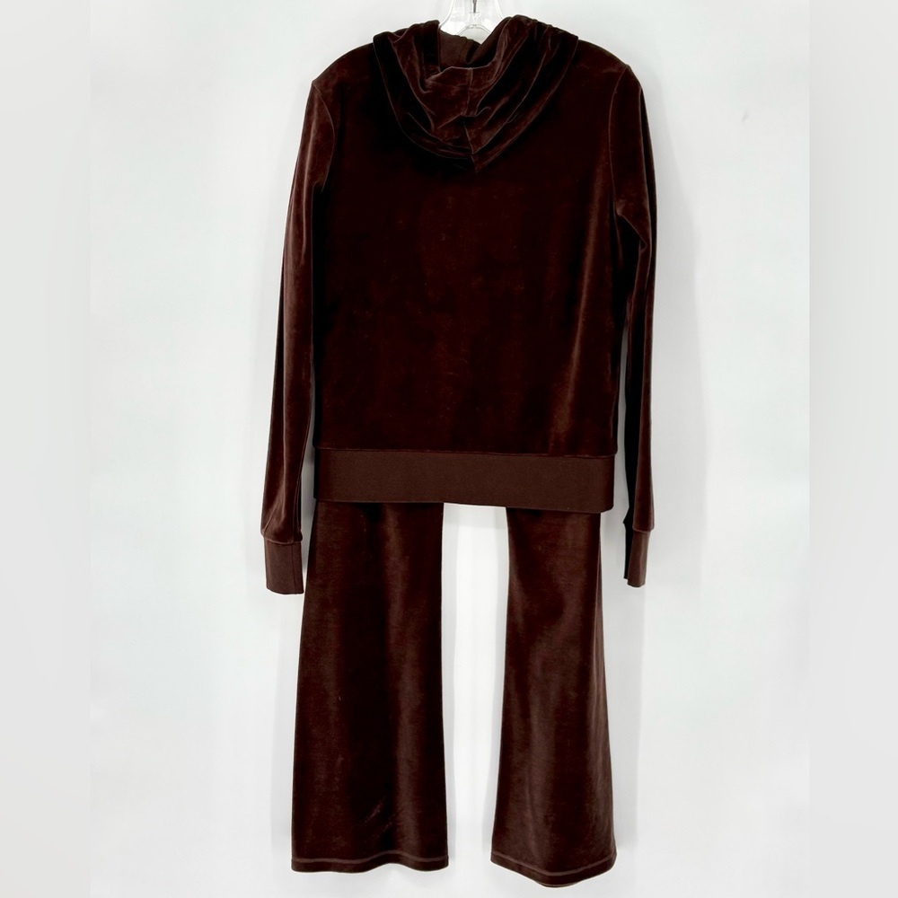 Express Brown Velour Tracksuit - Picture 3 of 10